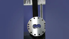 58 برميل محطم مزدوج المسمار #برميل المسمار #آلة التطويق #محمّل محطم مزدوج المسمار